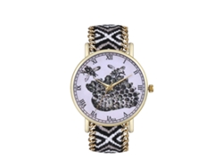 Reloj De Pulsera De Cuarzo Con Correa De Lana Sencilla Y Estilo Casual Moderno T13-fg(10)
