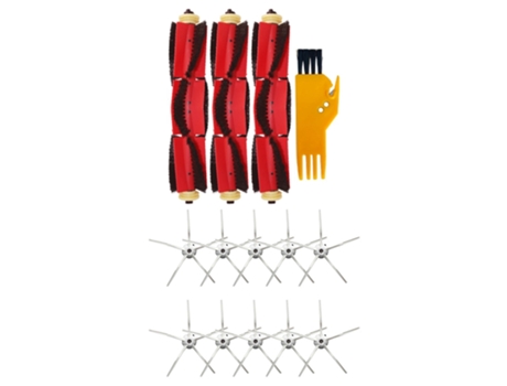 10 piezas Cepillo Lateral de 5 brazos con cepillo de rodillo principal cepillo de limpieza para aspiradora Xiaomi Roborock S4 S5 S6 Max S50 S60