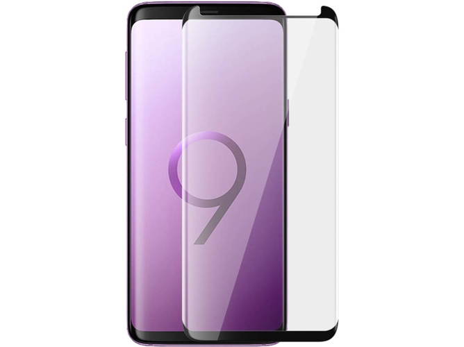 Protector de Cristal Templado AVIZAR Samsung Galaxy S9 Negro