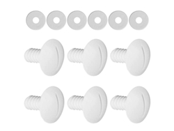 6 Tornillos De Rueda De Repuesto Para Limpiafondos, Compatibles Con Los Modelos 180 Y 280.