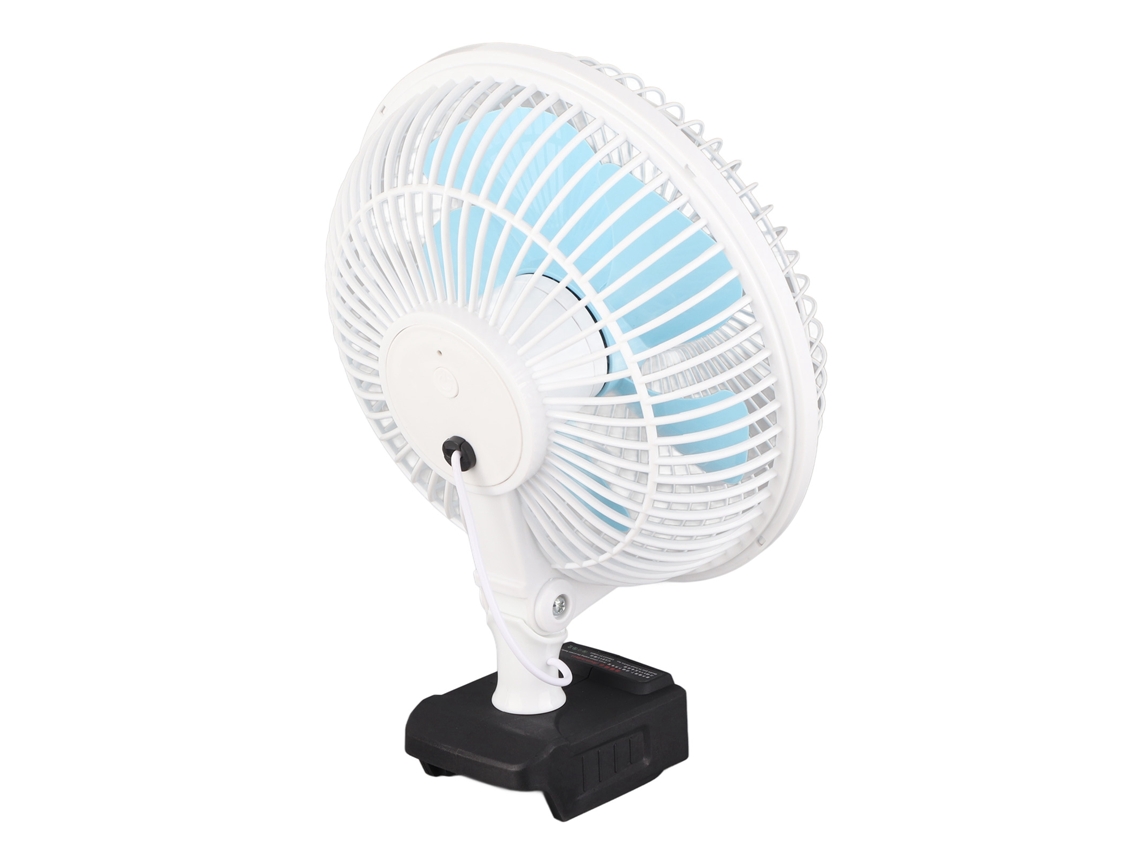 2026as-ventilador De Oficina Inalámbrico 3 Velocidades Batería De Litio 18v Para Camping, Construcción E Industria