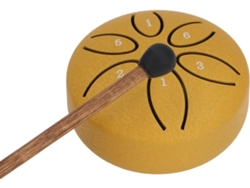 Mini Handpan, Tambor De Lengüeta De Acero De 6 Notas, Mortero Multifuncional Para Explorar La Creatividad Musical.
