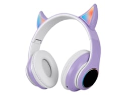 Auriculares Bluetooth Plegables Hifi Con Efecto Luminoso, Ligeros, Cómodos Y Bonitos, Inalámbricos,