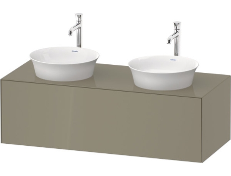 DURAVIT Tulip blanco, mueble de pared, ancho 1300 x fondo 550mm, con 1x extraíble, con tecnología tip-on, WT4978B