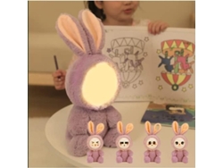 2026-lámpara De Noche Infantil, Muñeco De Peluche Con Led Recargable, Conejo Suave Para Niños Y Decoración
