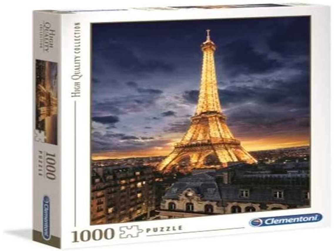 Puzzle CLEMENTONI Hqc Tour Eiffel 2020 (1000 Piezas - Edad mínima: 3 años)