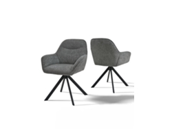 Sillas De Comedor Goeurvant 1370(pack De 2, Gris Pizarra, Chenilla)