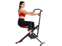 Máquina De Entrenamiento Abdominal, Máquina De Fitness Plegable Con Asiento Ajustable, Para Brazos Y Piernas, 57x105x115cm, Roja