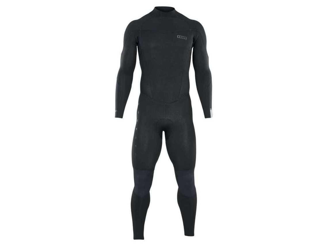 Terno de Neoprene Manga Longa com Zíper Nas Costas Element 4/3 Mm Preto Lsion