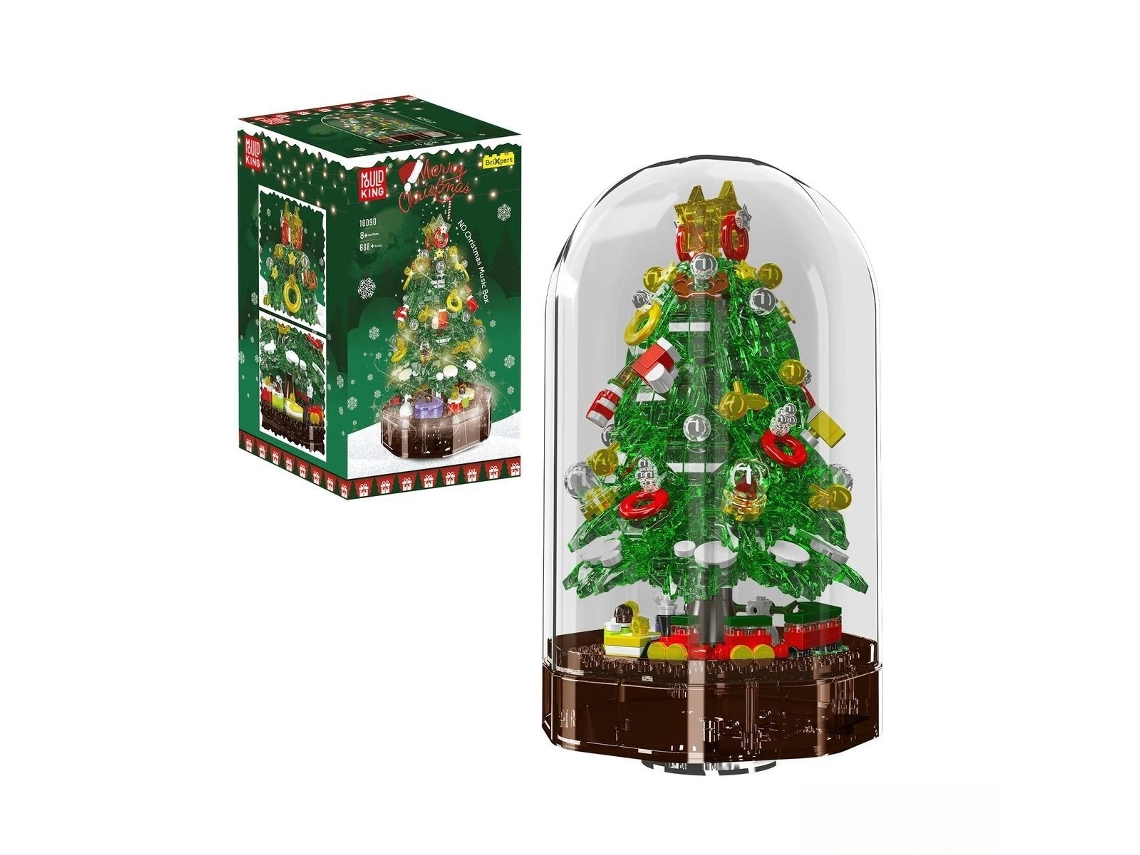 Mould King Christmas Tree Music Box 10090