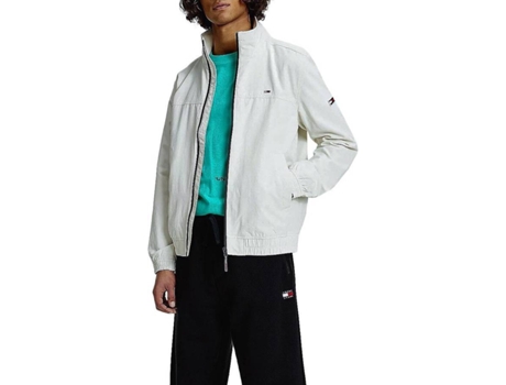 Chaqueta TOMMY JEANS Sintético Hombre (L - Blanco)