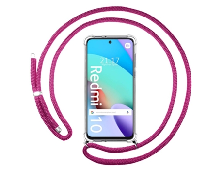 Carcasa Xiaomi Redmi 10 TUMUNDOSMARTPHONE Colgante Rosa