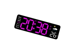 Reloj portátil con calendario semanal, diseño seguro para el hogar y para niños, multicolor. GOKOCO