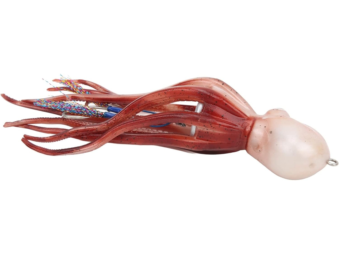 Señuelo artificial de calamar con ganchillo disimulado para pesca SFUSHOS