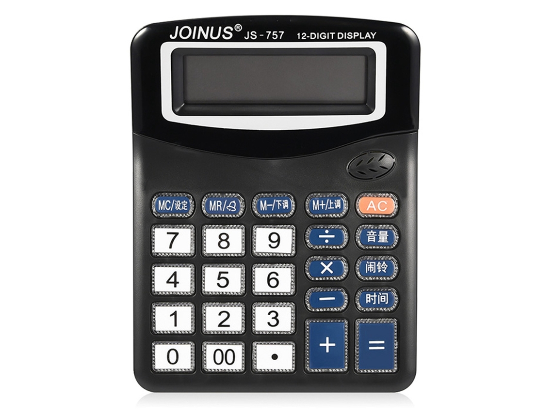 Calculadora electrónica portátil para estudiantes y uso en la oficina.