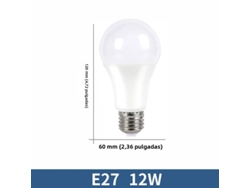 (base De Rosca E27 12w Triple Color) 6 Bombillas Led De Alta Eficiencia Y Bajo Consumo, Con Una Vida Útil De Hasta 50.000 Horas.