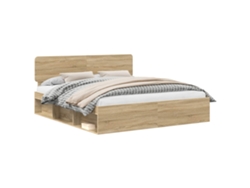 Maison Exclusive - Estructura De Cama Sonoma 200 X 200 Cm Madera De Pino Macizo