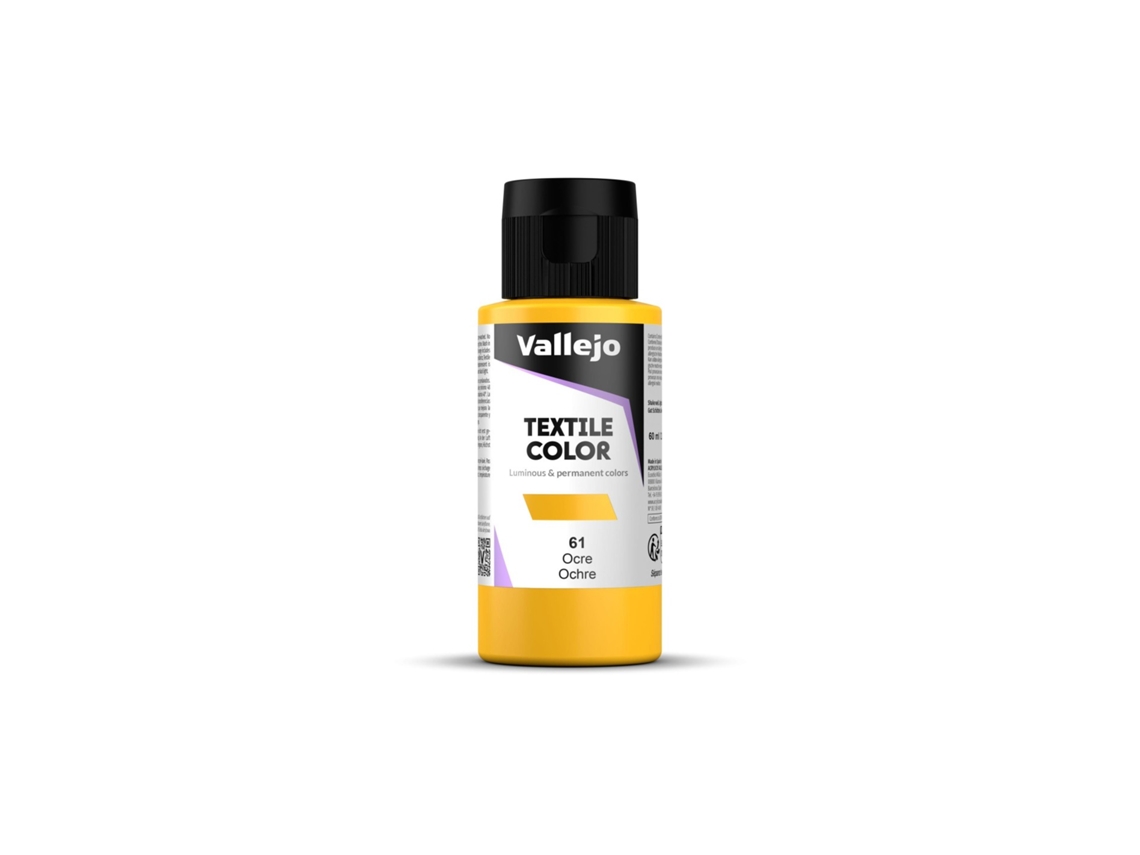 Pintura acrílica textil Vallejo 60 ml (ocre 61)