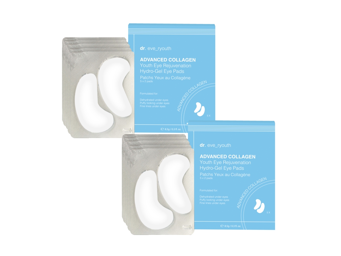 2 Almohadillas De Hidrogel Para Ojos Youth Eye Rejuvenation