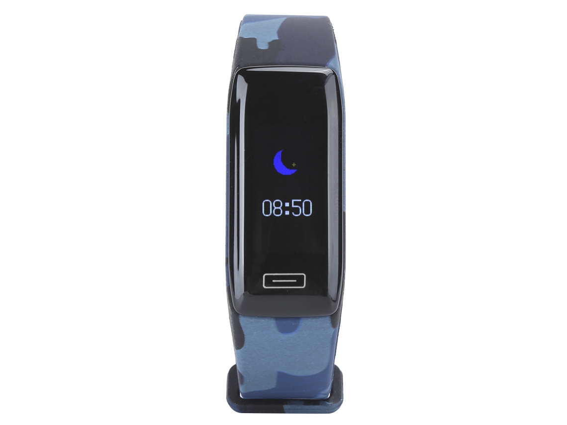 Pulsera inteligente EOOCOO con monitorización de frecuencia cardíaca y resistencia al agua.