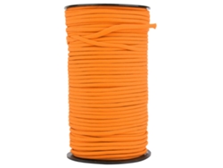 Cuerda de escalada de 7 hebras de 4 mm y 100 m, equipo de supervivencia para senderismo al aire libre (naranja)