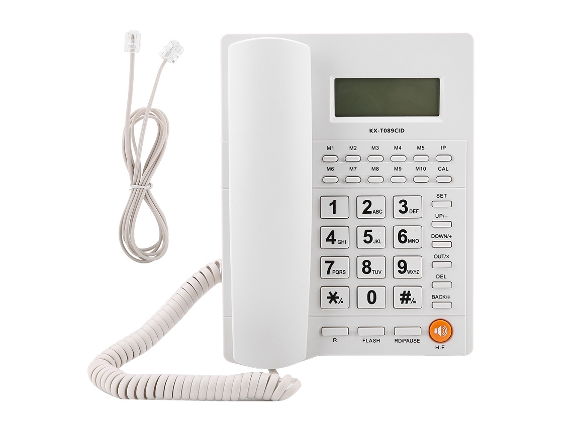Teléfono con cable (marcación rápida grupal, altavoz)