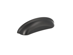 Tirador Para Mueble De Zamac Distancia Entre Ejes 96mm Barniz Negro Mate Pack De 25