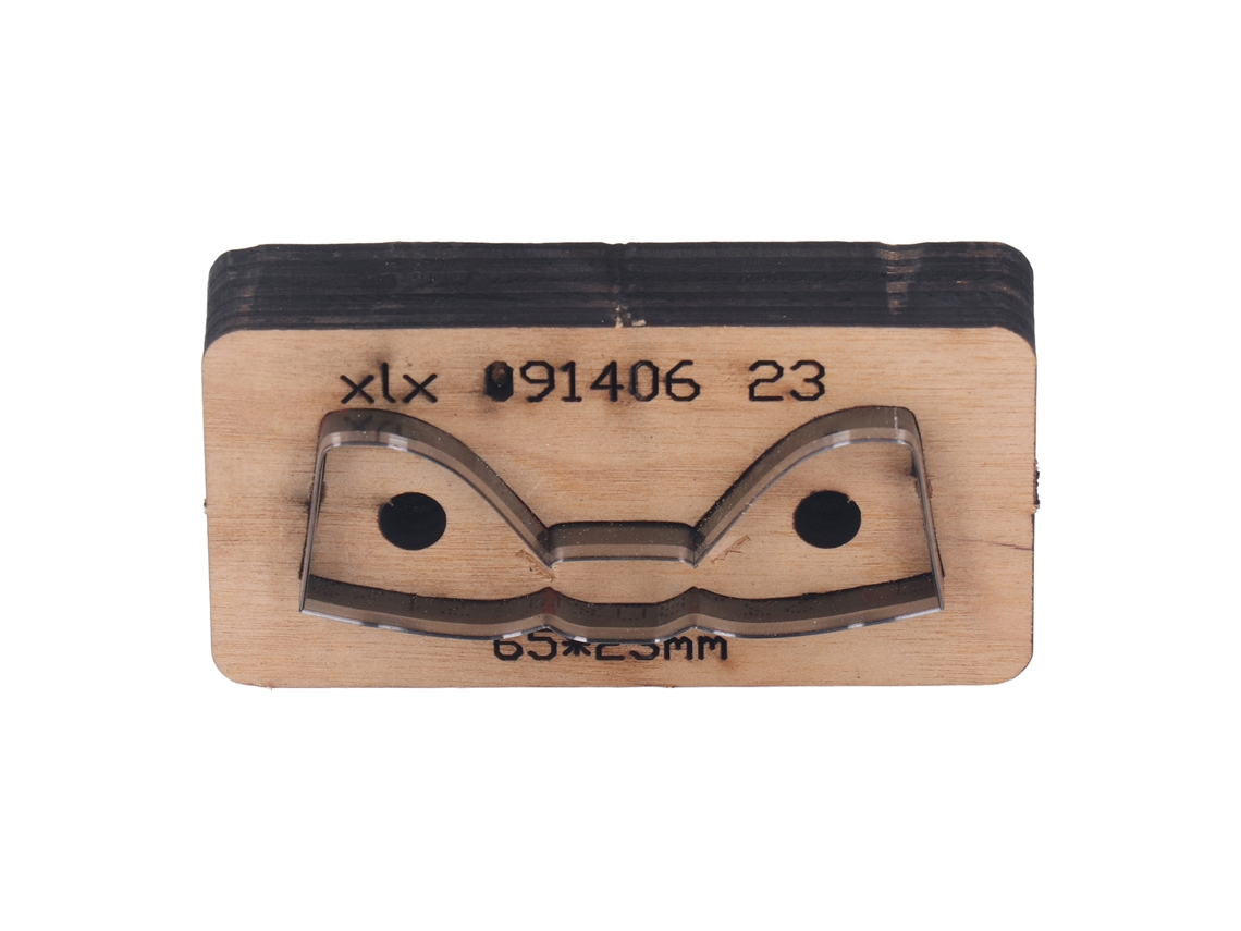Moldura De Corte De Couro Com Forma De Laço Punch Cutter Ferramenta Para Arte 65x23mm Papel Borracha