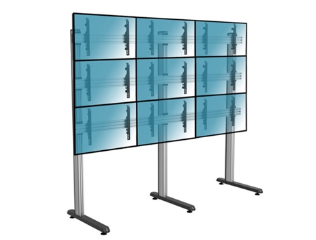 Soporte de suelo para 9 TV 50"-55"