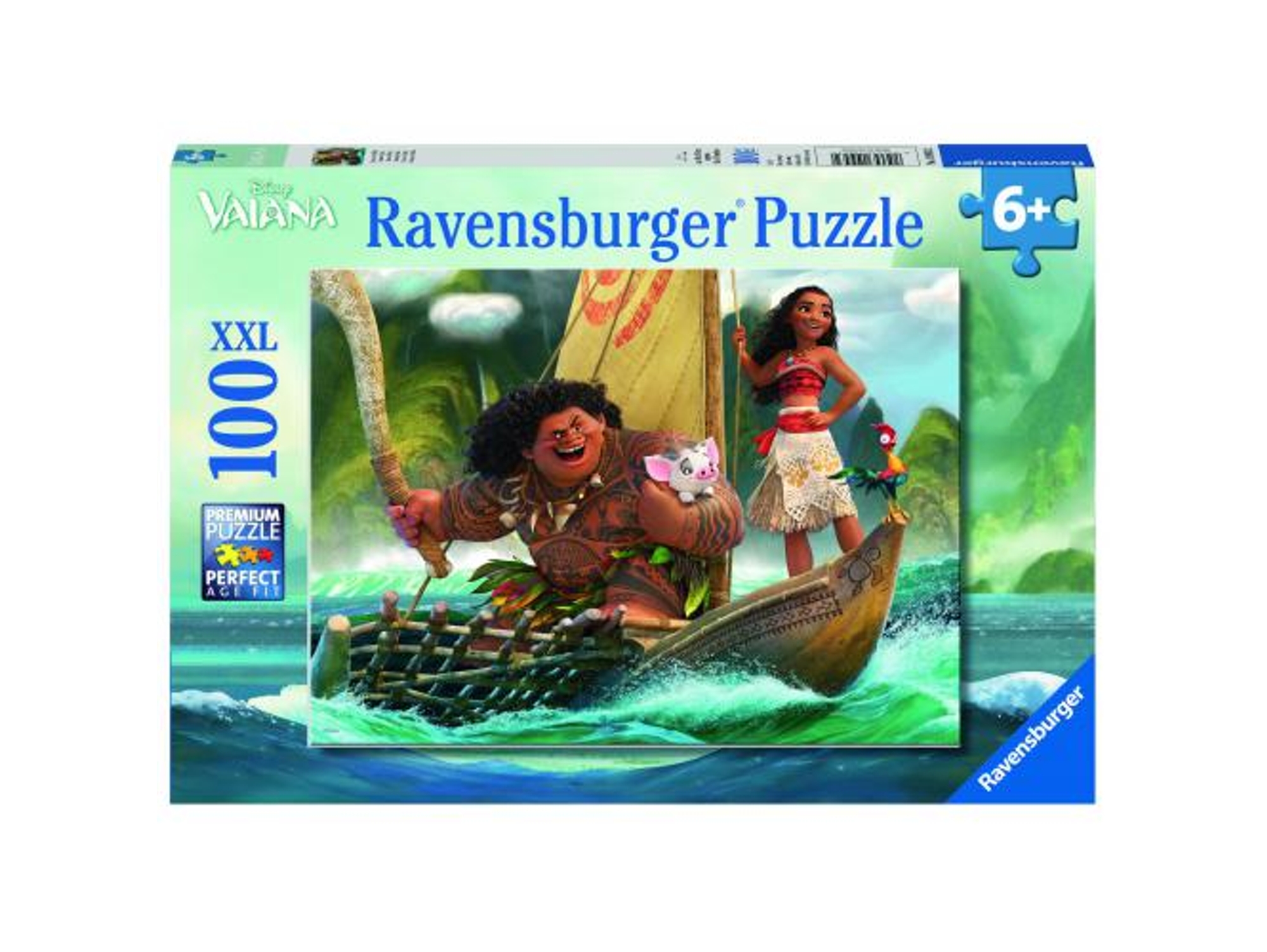 Puzzles RAVENSBURGUER Vaiana (Edad Mínima: 6 - 100 Piezas)