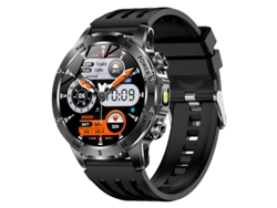 Reloj Inteligente Ak92 Para Hombre, Batería De 800 Mah, Pantalla De 1,53 Pulgadas, Brújula, Ip68 (negro)