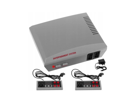 Consola De Juego Compacta Con 256 Juegos Y 2 Comandos