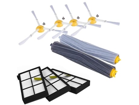 Acessórios de Aspirador Para Irobot Roomba Kit de piezas Serie 800 860 865 866 870 871 880 885 886 890 900 960 966 980 Brushe