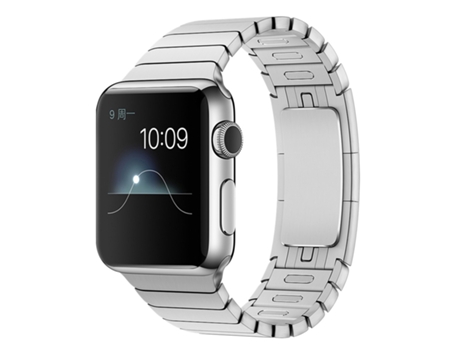 Correa de reloj inteligente para Apple Watch de 42 mm de acero inoxidable (plateado)