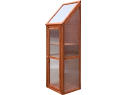 Invernadero GARDIUN Wooden Iii 41x35x132 cm en Madera y Policarbonato - Knh1212