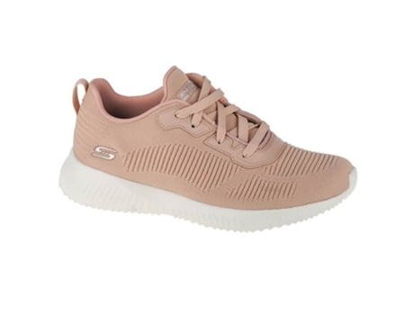 Zapatillas Deportivas SKECHERS Bobs Squadtough Talk (Rosa - Tejido, Material Sintético- 39,5)