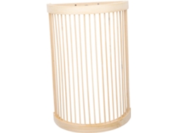 Lámpara De Pared Tejida De Bambú Natural, Tamaño Compacto, Lámpara De Interior Hecha A Mano, Decoración