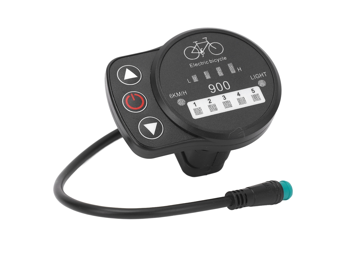 2026-panel De Display Led Para Bicicleta Eléctrica Con Controlador Kt, 36v 48v, Luz Delantera, Interruptor, Impermeable