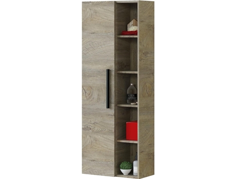 Mueble de Baño ARKITMOBEL Athena (Roble Alaska - Melamina, Aluminio - 51 x 135 x 25 cm)