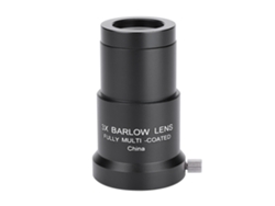Lente de aumento Barlow 3x de 1,25 pulgadas para ocular de telescopio