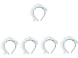 5 Pièces Coiffure Diadème Cabello Accessoires Cravates Décor De Mariage Diadema Bandes X Mignon