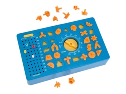 Divertido Juego De Mesa De Tiempo Limitado Con Temporizador Y Plato Desplegable, Azul, 12x12x12,5 Cm.