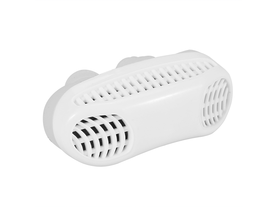 Clip dilatador nasal antironquidos para aliviar la congestión, ayuda a dormir mejor (blanco)