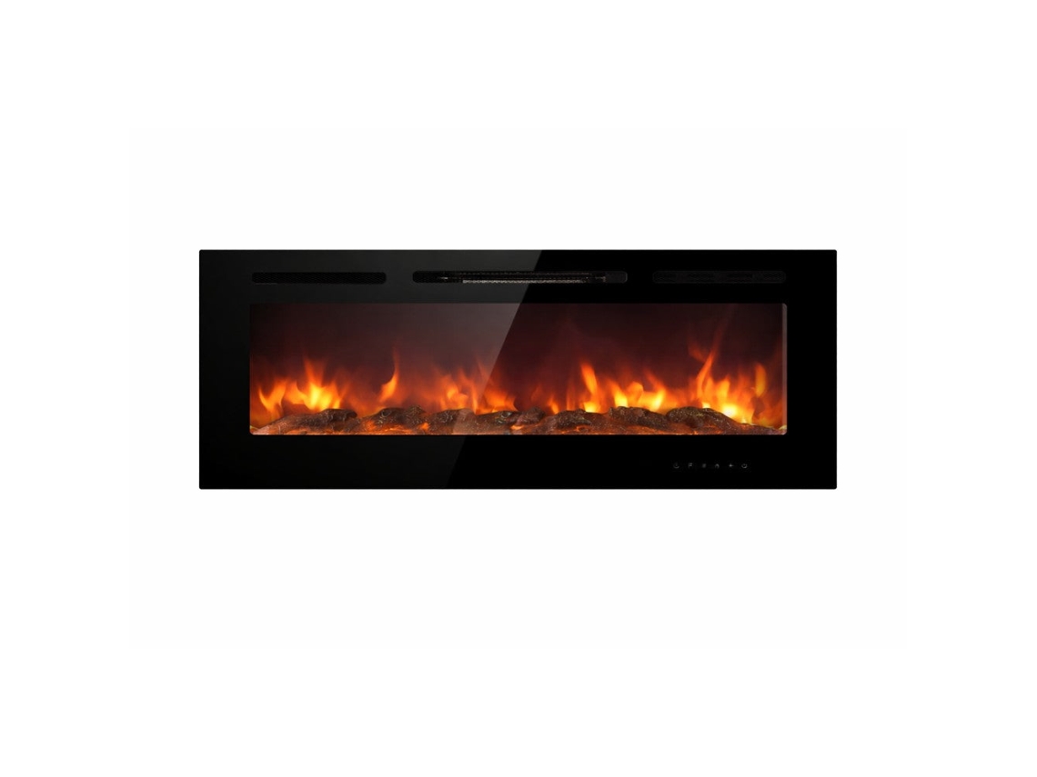 Chimenea de pared Llama eléctrica Iluminación LED Luz Sala de estar Chicago DIVINA FIRE