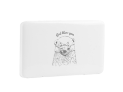 Caja de almacenamiento de mascarilla de viaje portátil (20x13x4cm) Kofihety