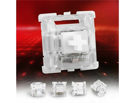 Teclado SHARKOON Linear Gateron PRO Blanco