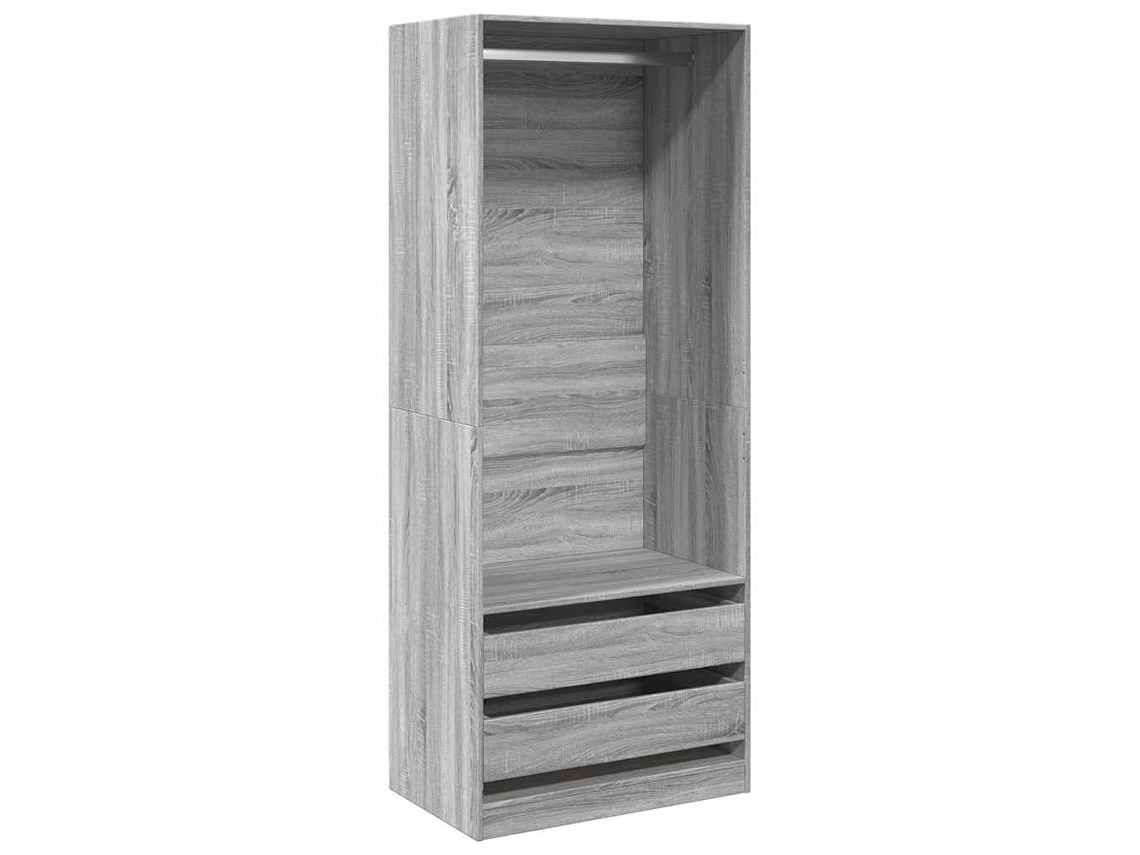 Sonoma MAISON EXCLUSIVE Armario Gris en derivados de la madera 80x50x200 cm