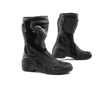 Botas para Moto de piste FALCO (Hombre - Negro - 41)