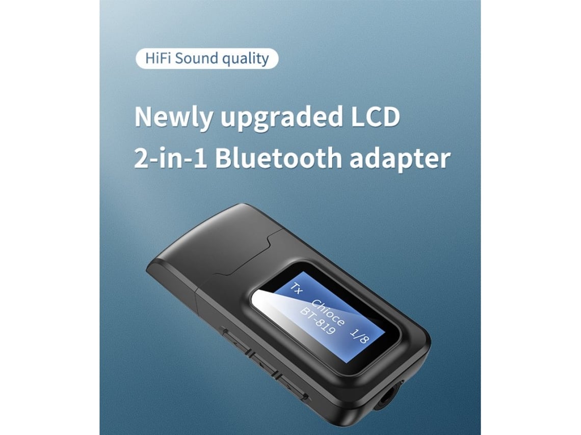 Aux Bluetooth adaptador Dongle Cable para coche 3.5mm Jack Aux