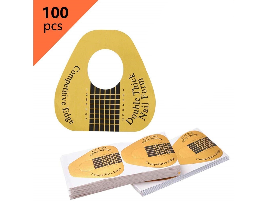 100 protectores de uñas con forma de herradura*